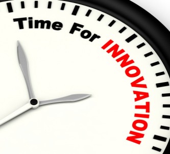 Time For Innovation Showing Creative Development And Ingenuity