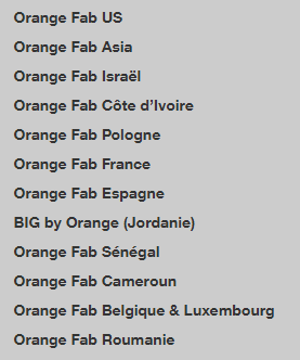 Orange Fab network